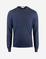 Tröja Rundhals Summer Cashmere Navy