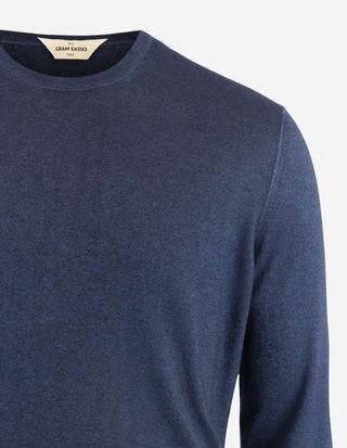 Tröja Rundhals Summer Cashmere Navy