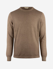 Tröja Rundhals Summer Cashmere Ljusbrun