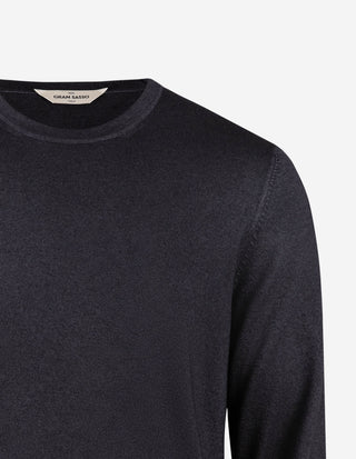 Tröja Rundhals Summer Cashmere Svart
