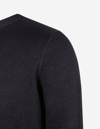 Tröja Rundhals Summer Cashmere Svart