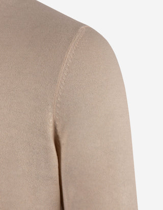 Tröja Rundhals Summer Cashmere Ljusbeige