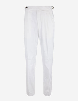 Sartorial Byxa Bomull Vit