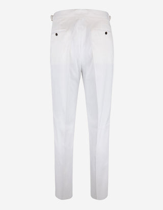 Sartorial Byxa Bomull Vit