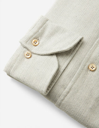 Slimline Skjorta Flanell Grå