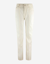 Flared 5 Pocket Cream