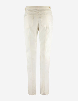 Flared 5 Pocket Cream