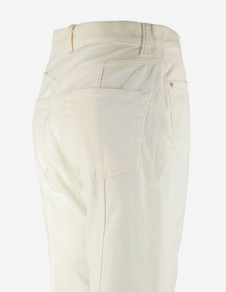 Flared 5 Pocket Cream