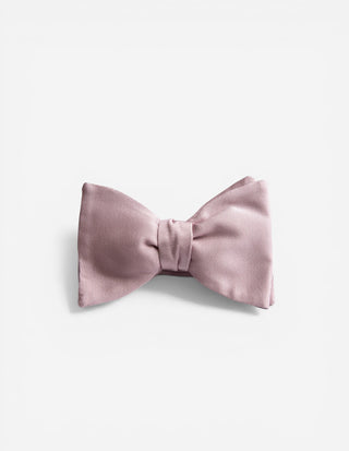 Bowtie Structured Silk Dusty Pink