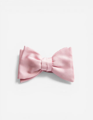 Bowtie Structured Silk Pink