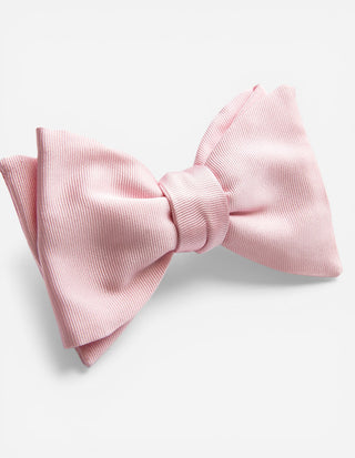 Bowtie Structured Silk Pink