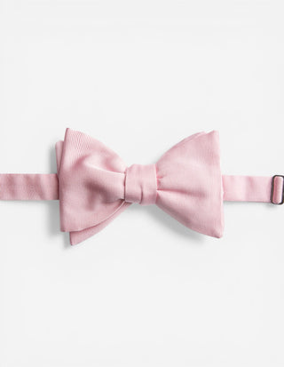 Bowtie Structured Silk Pink