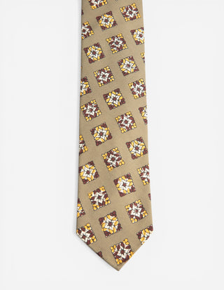 Slips Siden Ofodrad Retromönster Khaki One Size