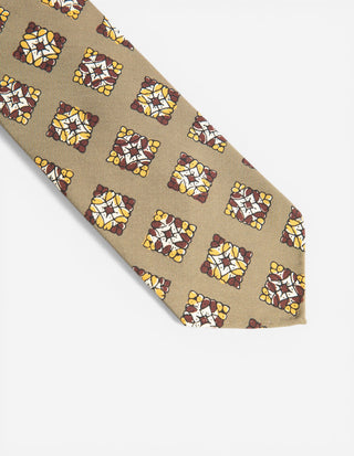 Slips Siden Ofodrad Retromönster Khaki One Size