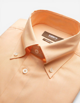 Slim Fit Oxford Skjorta Orange