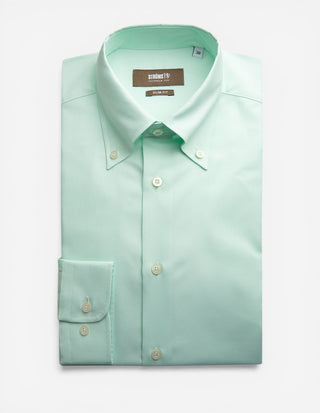 Slim Fit Oxford Skjorta Mintgrön