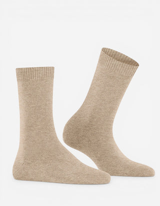 Cosy Wool Sock Beige Melerad