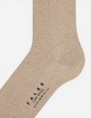 Cosy Wool Sock Beige Melerad