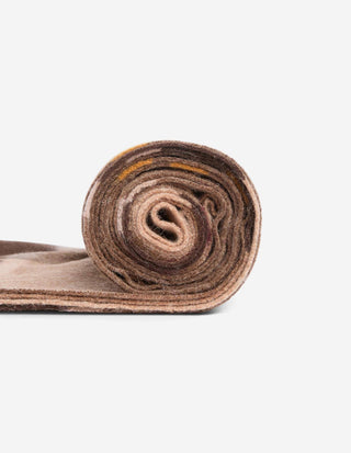 Rosefield Tartan Halsduk Lammull Beige/Brun
