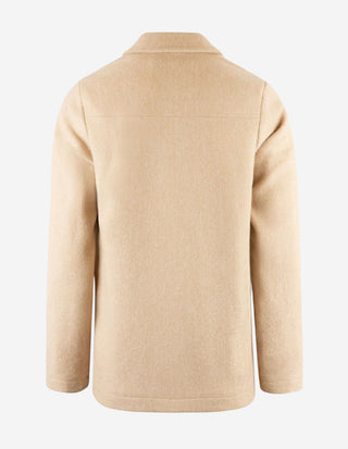 Hoxton Shirt Jacket Herringbone Beige
