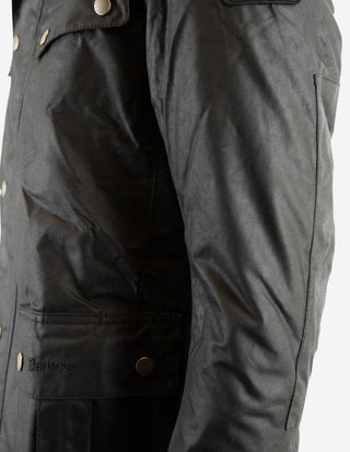 Duke Wax Jacket Svart