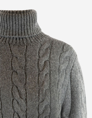 Turtle Neck Pullover Bristol Heather