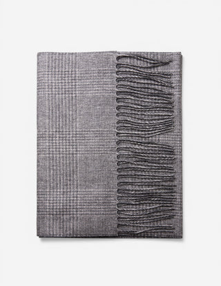 Dallas Scarf Grå Rutig One Size