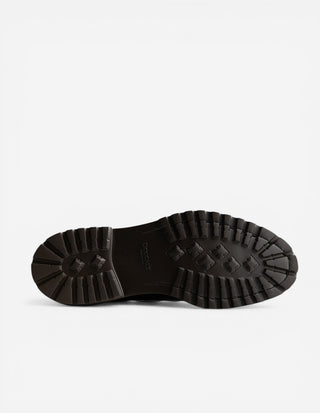 Lace-up Leather Shoe Dark Brown