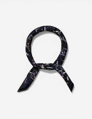 Wool Bandana Navy Blue