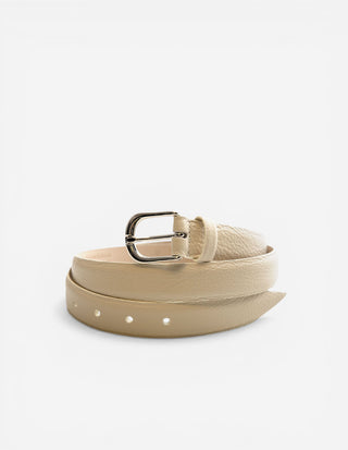 Milo Skärp Läder Beige