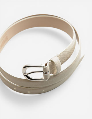 Milo Skärp Läder Beige