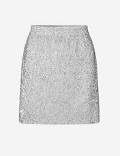 Floretta Kjol Paljett Silver