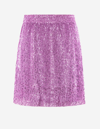 Floretta Kjol Paljett Rosa