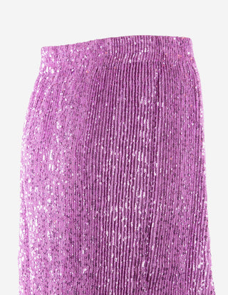 Floretta Kjol Paljett Rosa