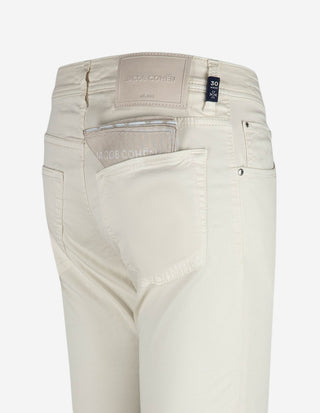 Nick 5-ficksbyxa Bomull Lyocell Stretch Ljusbeige