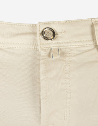 Nick 5-ficksbyxa Bomull Lyocell Stretch Ljusbeige