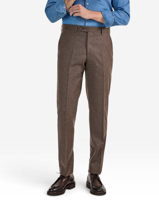 Davide Byxa Flanell Nougat