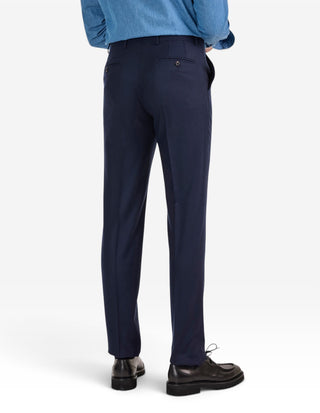 Davide Byxa Flanell Navy