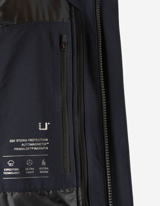 Black Storm Coat Ytterrock Navy