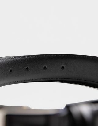 Leather Belt Calf Black