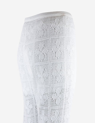 Crochet Trousers Bianco