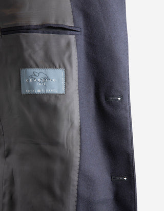 Roma Kavaj Flanell Navy