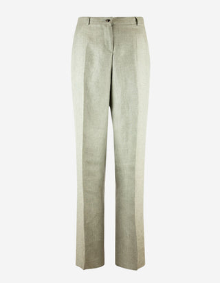 Carola Trousers Linen Green