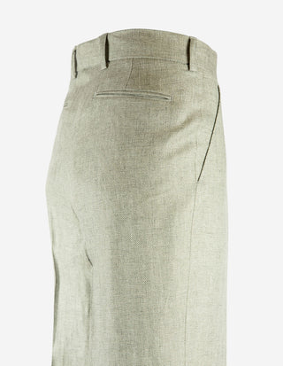 Carola Trousers Linen Green