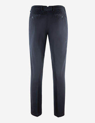 Regular Chinos Bomull Stretch Navy