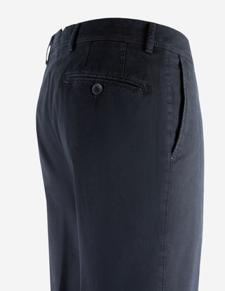 Regular Chinos Bomull Stretch Navy