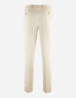 Regular Chinos Bomull Stretch Ljusbeige