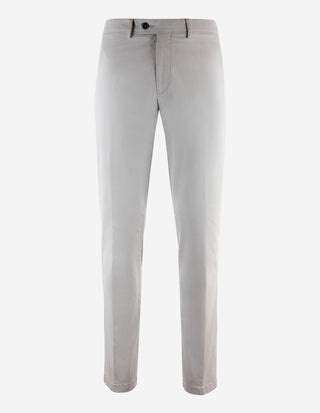 Regular Chinos Bomull Stretch Grå