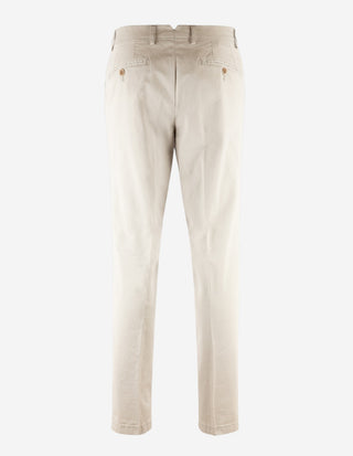 Regular Chinos Bomull Stretch Ljusbeige