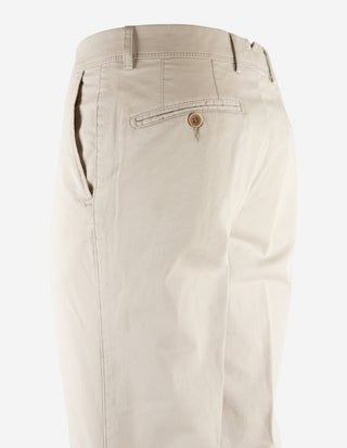 Regular Chinos Bomull Stretch Ljusbeige